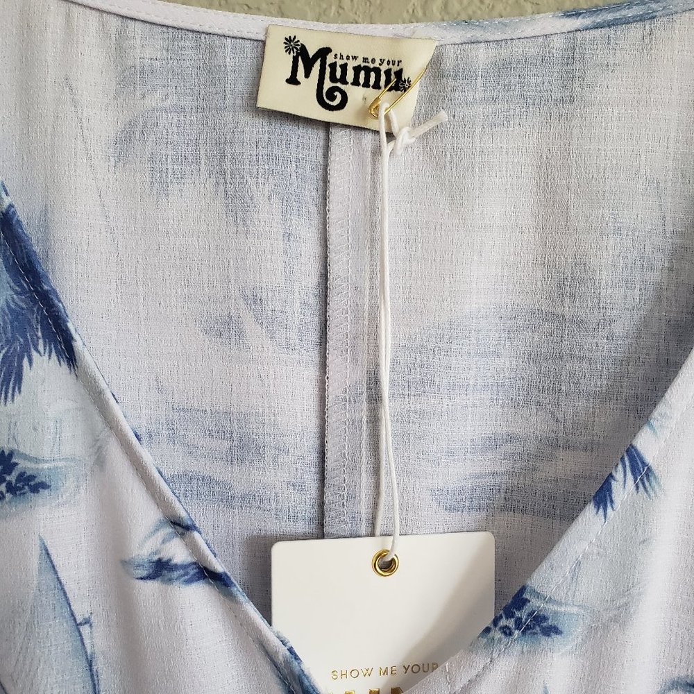 SMYM Layne Kimono Sail Away Swim Cover Up S/M - Picture 4 of 6